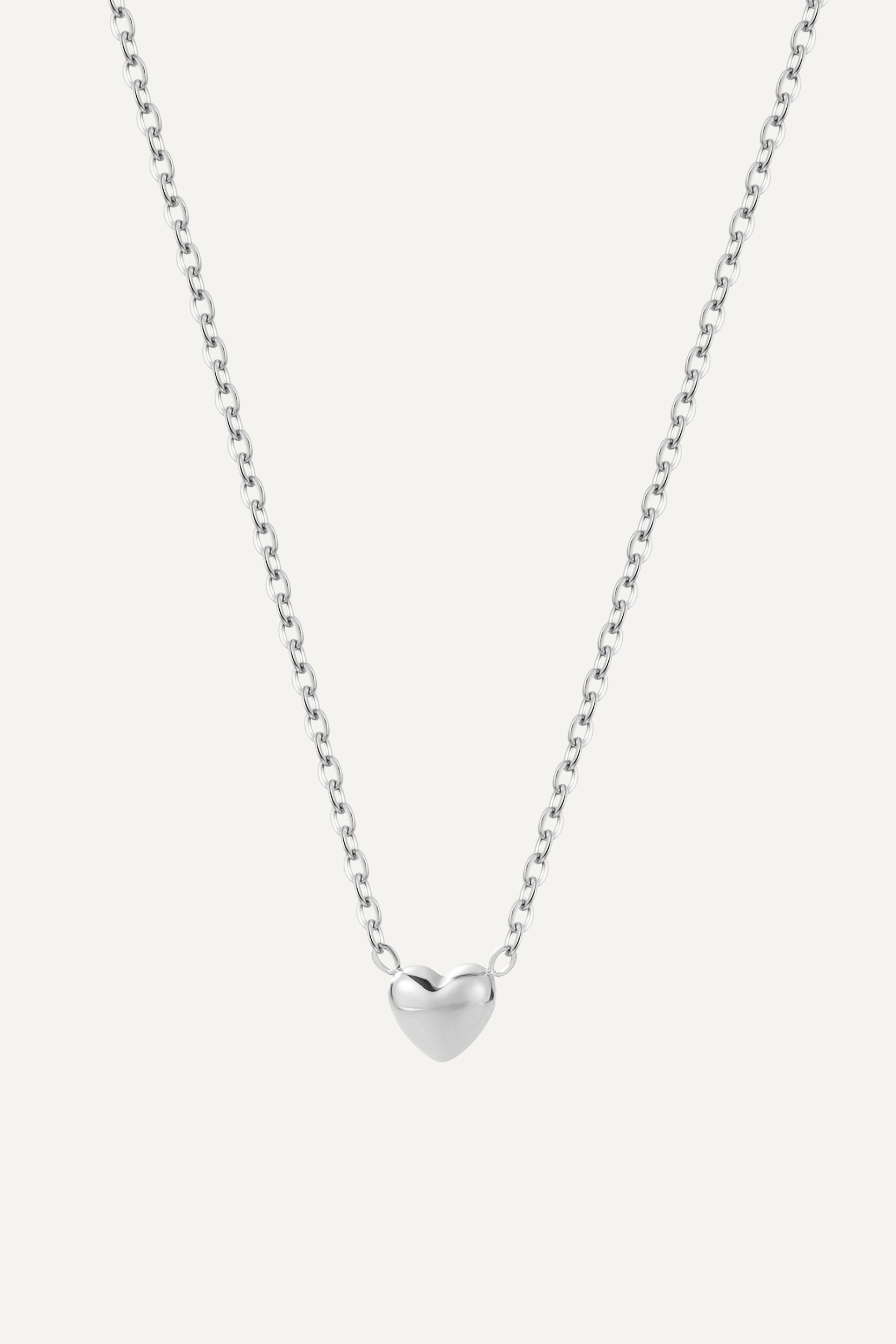 Colier Heart Silver