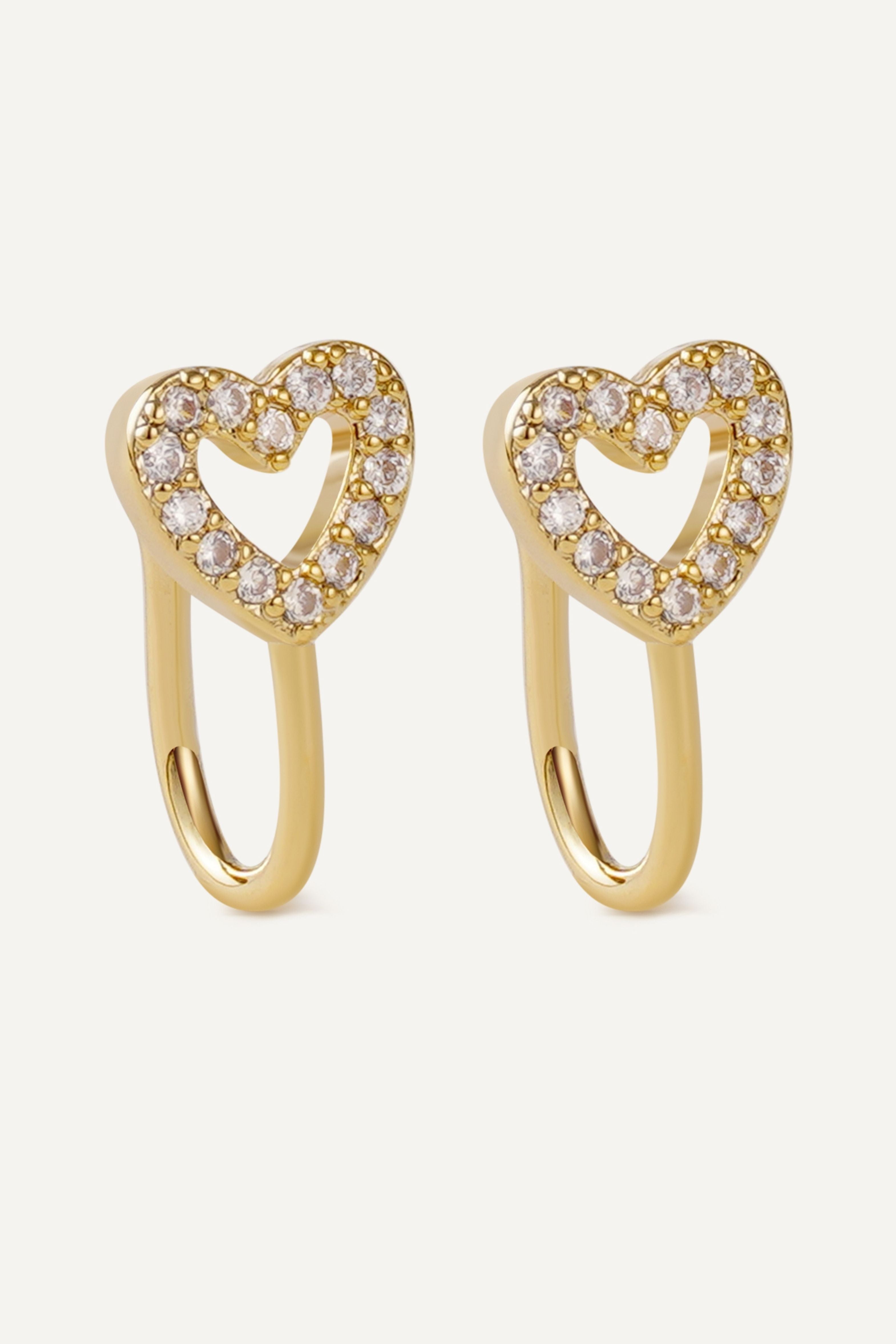 Cercei Ear Cuff Mini Heart