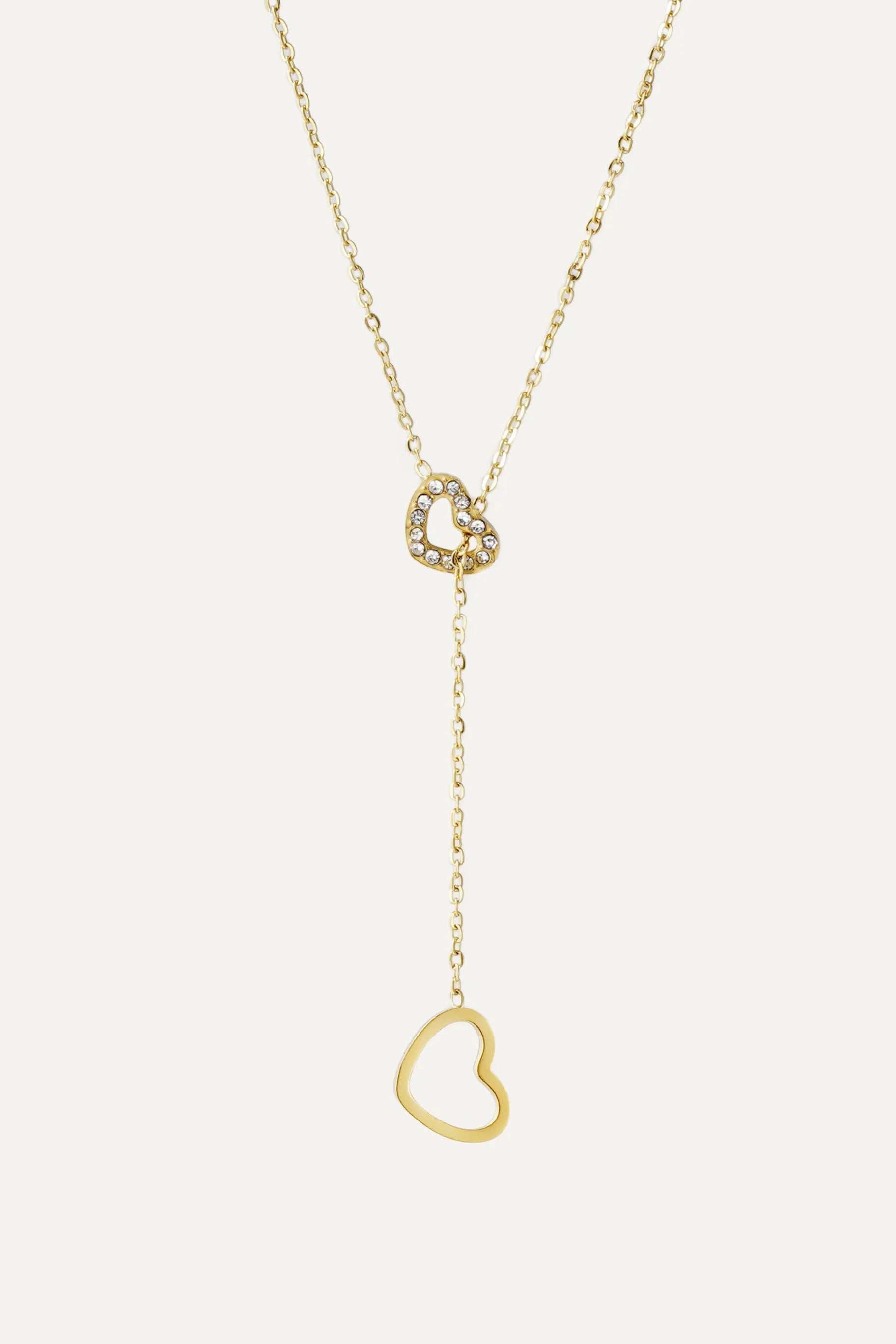 Colier Double Heart